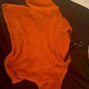 Orange sweater